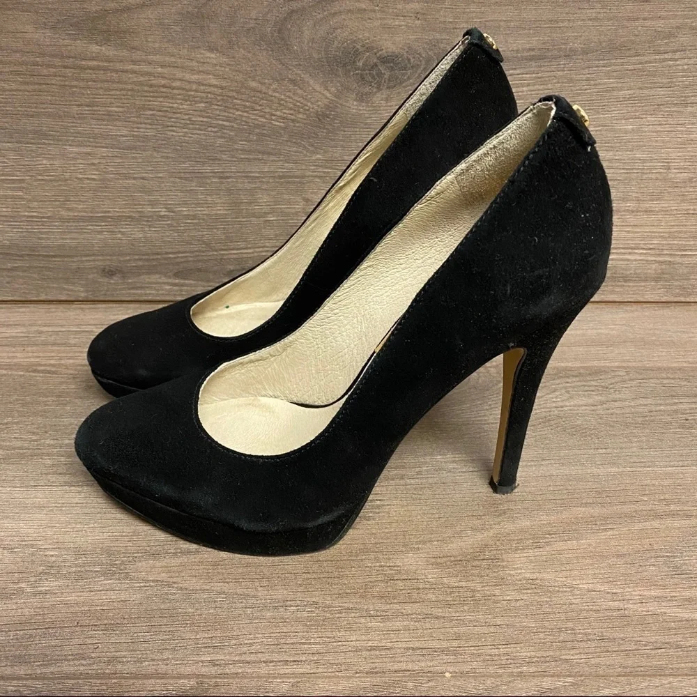 Michael Michael Kors | Black York Suede Pumps 9